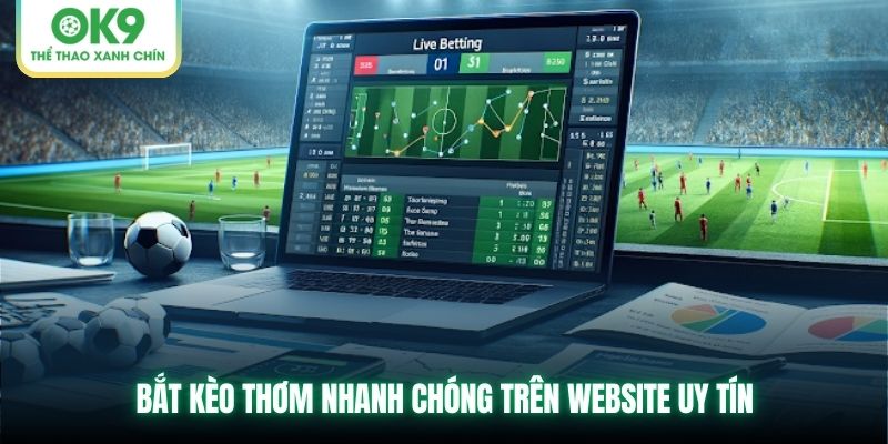 Bắt kèo thơm nhanh chóng trên website uy tín